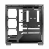 PC-behuizing MODECOM Volcano Stellar NF ATX Midi Tower, gehard glas, zwart, ondersteunt ATX/micro ATX, GPU tot 420 mm, CPU-koeler 175 mm