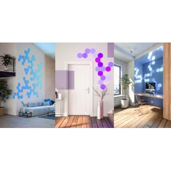 Nanoleaf HEXAGON SMARTER KIT LED-panelen wit 7 stuks