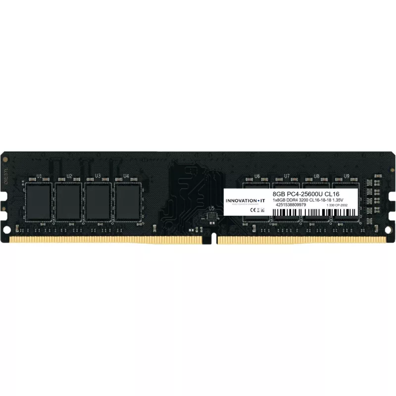 Innovation IT 3200 8GB CL16-18-18 1.35V LD 8-chip geheugenmodule 1 x 8 GB DDR4