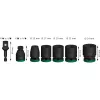 Dopsleutelset Bosch Powertools PRO 1/2 inch 7-delig zwart
