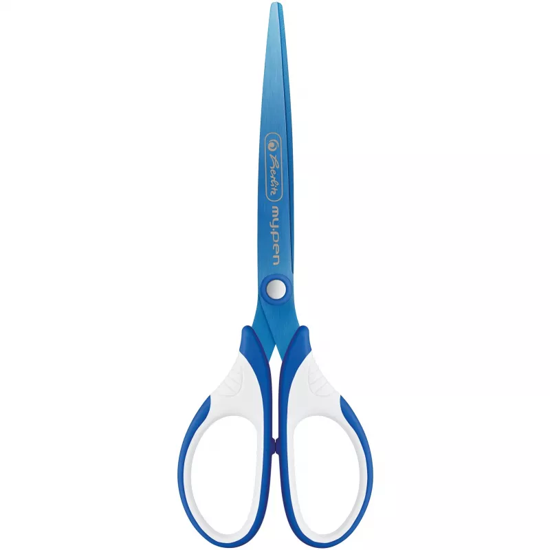 Enkele pen Herlitz my.pen Straight Cut Blauw Wit