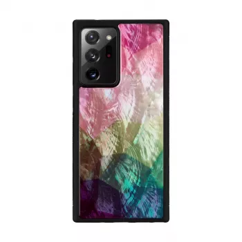 Hoesje iKins voor Samsung Galaxy Note 20 Ultra – Water Flower design, zwart
