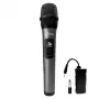 Karaokemicrofoon MEDIA-TECH MT398 draadloos, USB-C, op batterijen, 20 m bereik, zwart