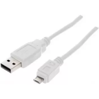 USB-kabel ShiverPeaks BS77180-W 0,5 m USB 2.0 Micro-USB B wit
