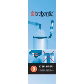 Brabantia B vuilniszakken 5 l 20 stuks