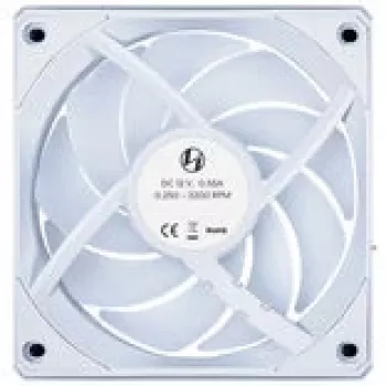 120mm behuizingsventilator Lian Li UNI FAN CL Wireless — wit, draadloze RGB-besturing, daisy-chain-compatibel