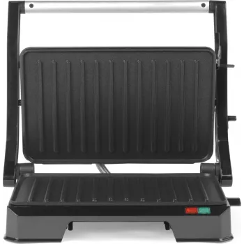 Elektrische 2-in-1 gezondheidsgrill Progress EK5854PVDE met antiaanbakplaten en instelbare temperatuur