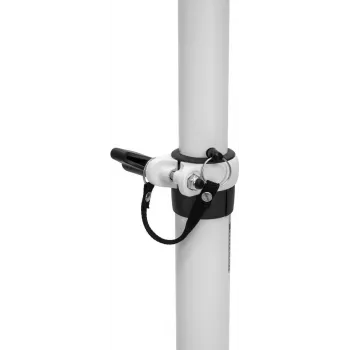 Luidsprekerstandaard Omnitronic BPS-2 wit – in hoogte verstelbare vloerstandaard voor luidsprekers