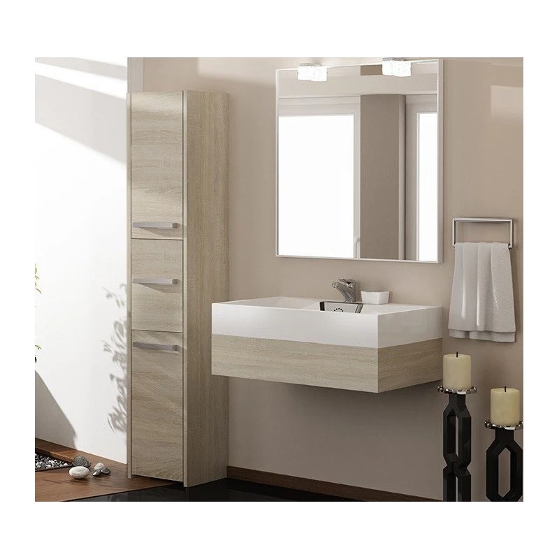 Topeshop S43 SONOMA badkamerkast eiken