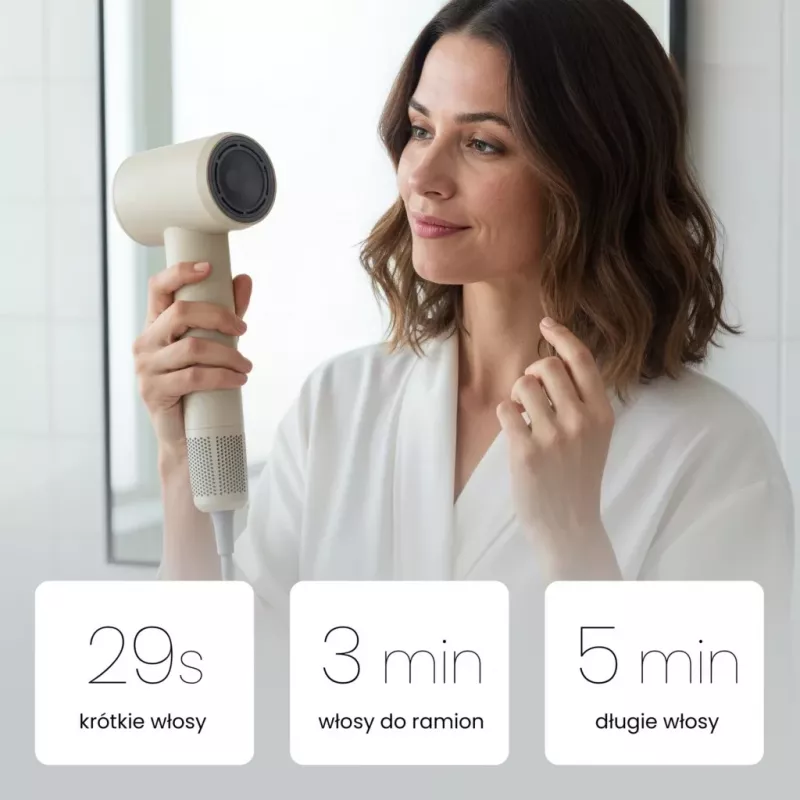 Haardroger Lovio LVHD001PK met ionisatie en AirFlow-technologie