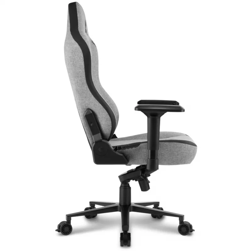 Gaming-stoel Sharkoon SKILLER SGS40 stof gestoffeerde zitting rugleuning grijs