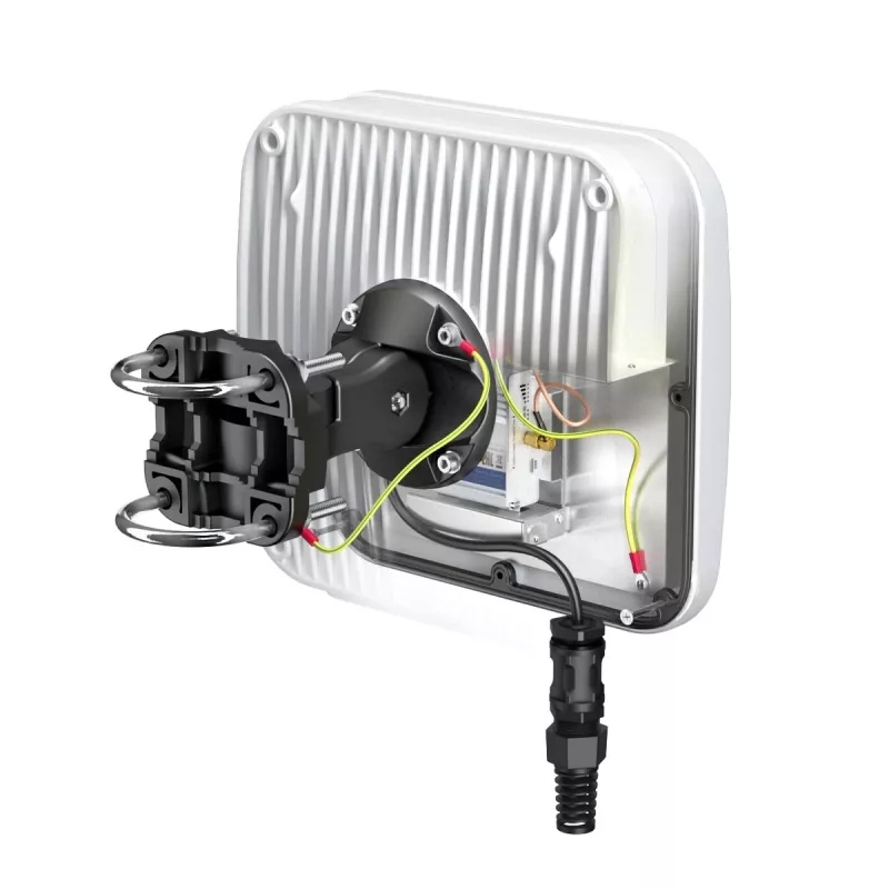 QuWireless QuMax A140M-A directionele LTE-antenne voor Teltonika TRB140, PoE/LAN, 6 dBi, IP67, wit