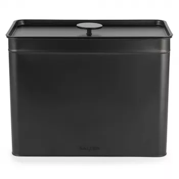 Broodtrommel Salter BW124581EU7 Kuro-staaldesign – opbergbox van roestvrij staal voor brood en bakwaren