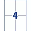 Zelfklevend etiket rechthoek Avery 3483
