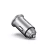 Vention Two-Port USB A+A (30+30) autolader grijs mini-stijl aluminiumlegering type