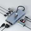 USB-C 11-in-1 adapter Hawk HW-HUB1101 — multiport-hub met 11 aansluitingen