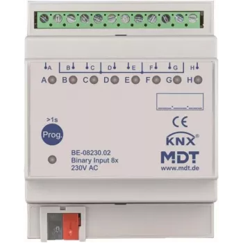 MDT BE-08230.02 binaire ingang 8-voudig 4TE REG 230VAC (BE-08230.02)