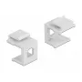 Delock - modulaire invoer (leeg) - wit - 1 aansluiting (verpakking van 4) (86819)