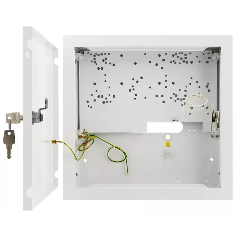 Pulsar AWO500PU lege alarmbehuizing voor 17 Ah/12 V accu, voor binnengebruik, wit RAL 9003