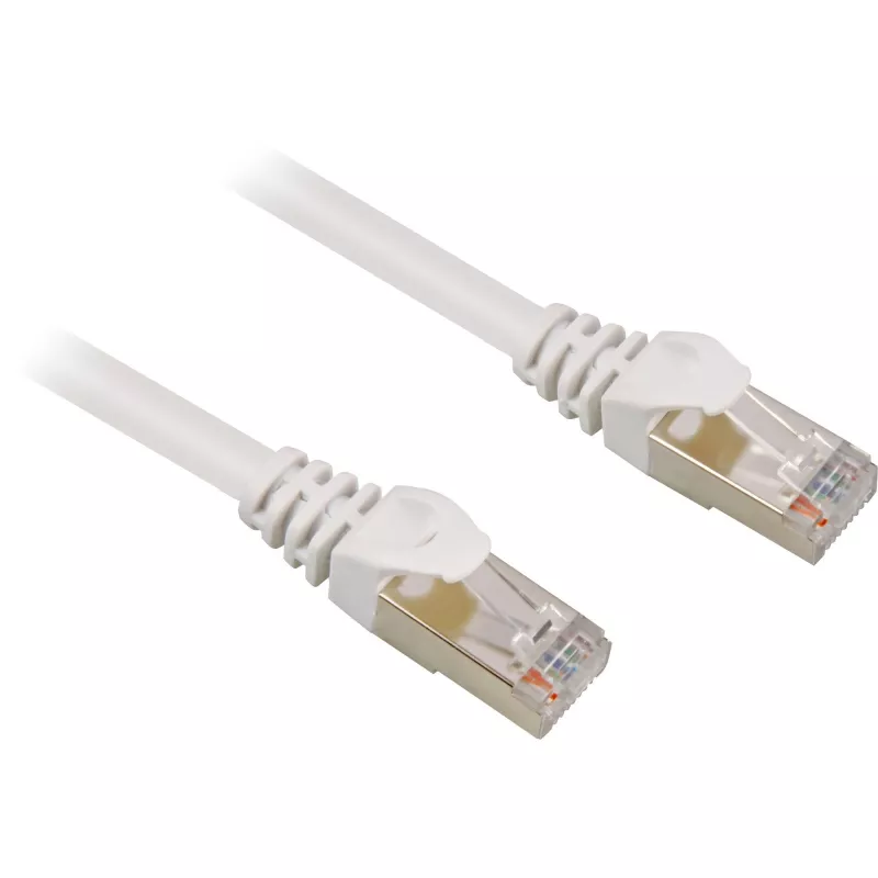 Netwerkkabel Sharkoon RJ-45 Cat6 10 m grijs