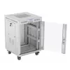 Lanberg FF01-6615-12SL Rackkast 15U vrijstaand rack Grijs
