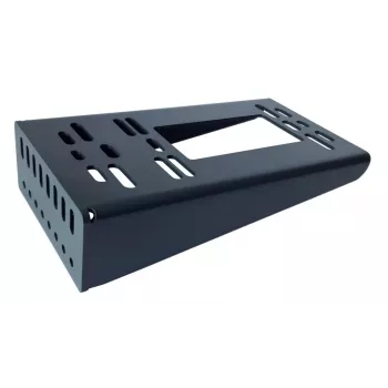 Montagevoet voor verzinkte mast RAL7016 voor NICE-, FAAC-, GENIUS-, SOMFY-, BFT-, DEA-, CAME- en GISE-aandrijvingen