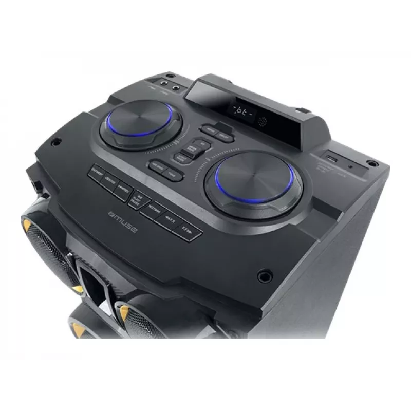 Muse M-1988 DJ draagbare/feest-luidspreker zwart 800 W
