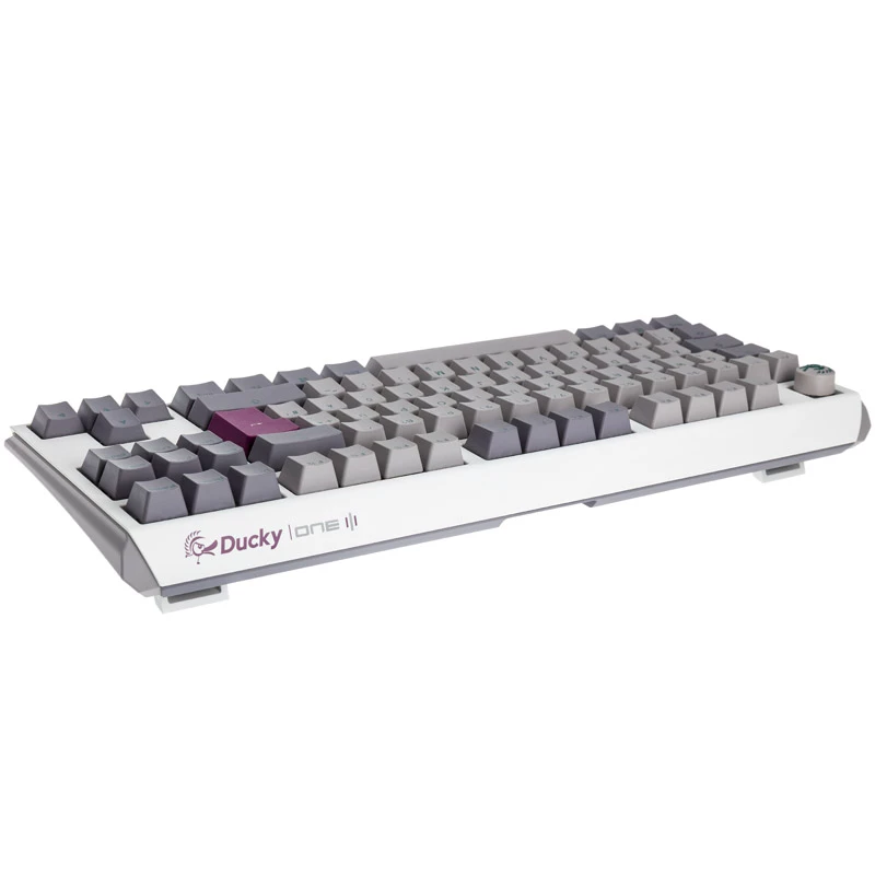 Ducky One 3 TKL Mist grijs toetsenbord gaming USB Duits