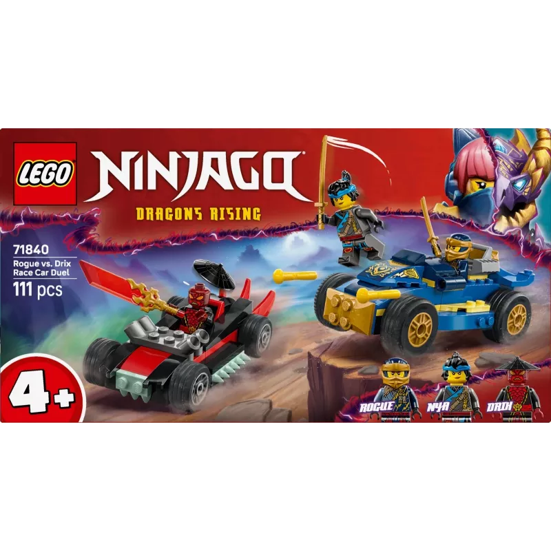 Bouwstenen Ninjago 71840 Race-duel Rogue vs. Drix
