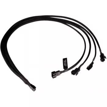 RGB-splitterkabel Alphacool 18684 zwart 600 mm