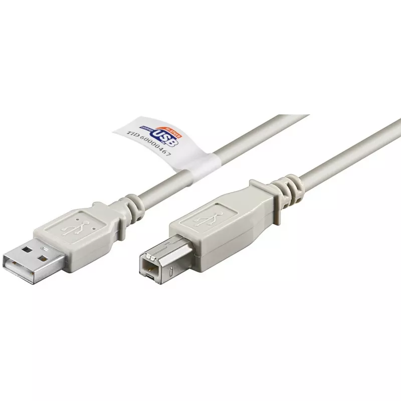 Goobay 50833 USB-kabel grijs
