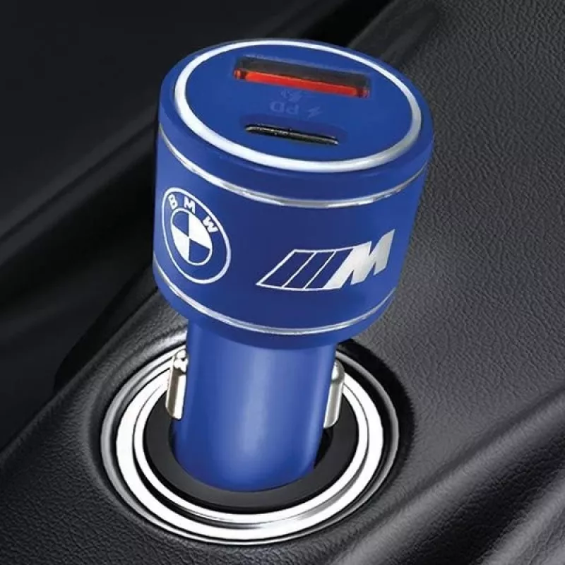 Auto-oplader 20W PD-QC 3.0 Fast Blue