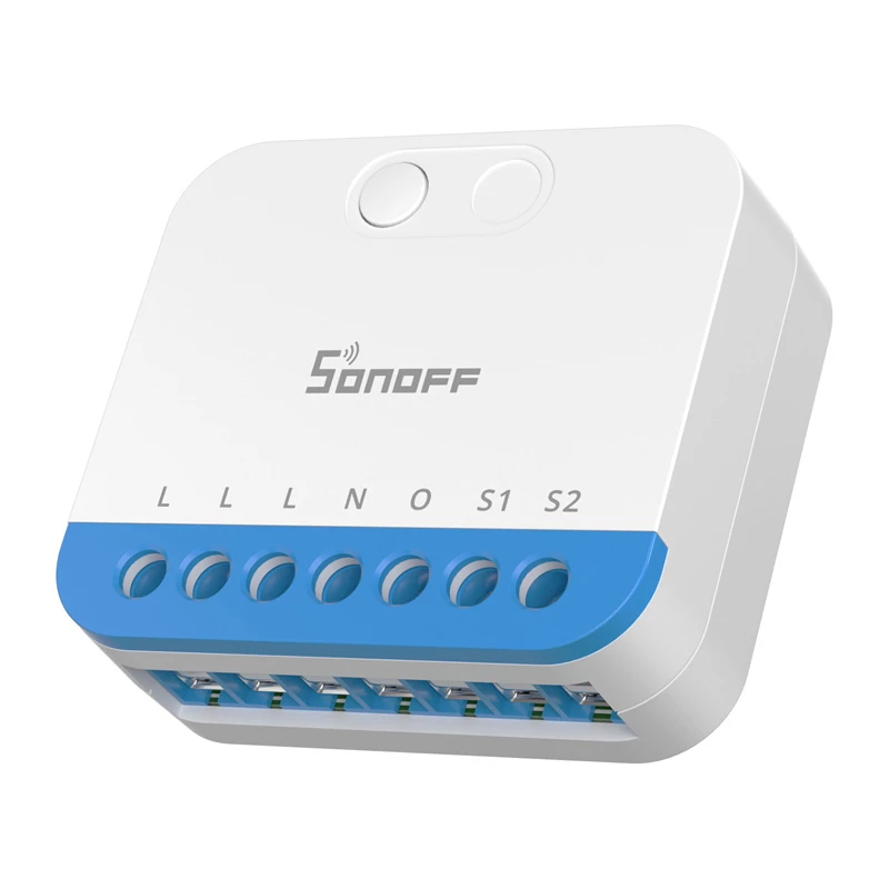 Wandgemonteerde Sonoff MINI-ZBDIM Zigbee slimme mini-controller/dimmer voor de verlichting – compacte inline-module