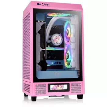 PC-behuizing Thermaltake Tower 200 Mini Tower Roze