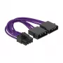 Interne stroomkabel DeLOCK 83705 0,15 m PCI-E 8-pins male
