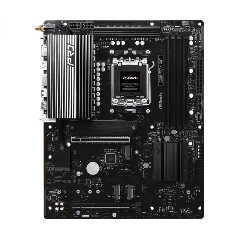 Moederbord ASRock B850 Pro-A WiFi AMD B850 socket AM5 ATX