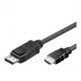 Kabeladapter Alcasa DP-HDMI 2m DisplayPort naar HDMI Type-A zwart