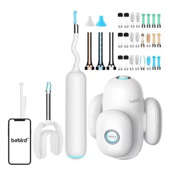 Otoscoop Bebird H30S met oorreinigingscamera en LED-licht