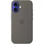 Hoesje Apple iPhone 16 siliconen case met MagSafe steengrijs