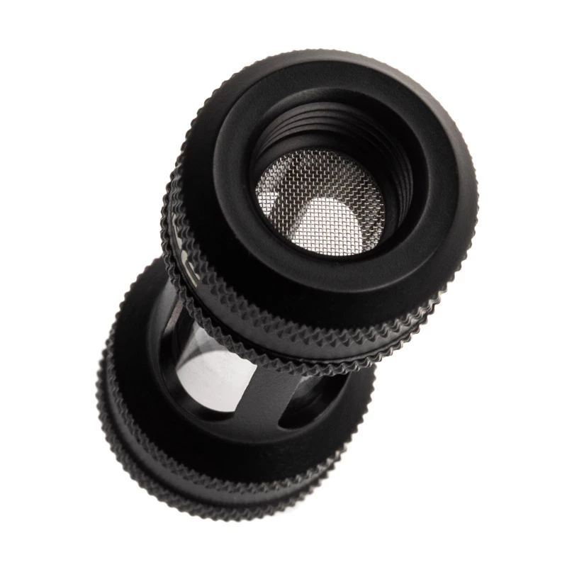 Inline-filter XSPC G1/4 inch matzwart voor vloeistofkoelcircuits