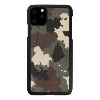 Smartphonehoesje man and wood voor iPhone 11 Pro Max — camouflage zwart