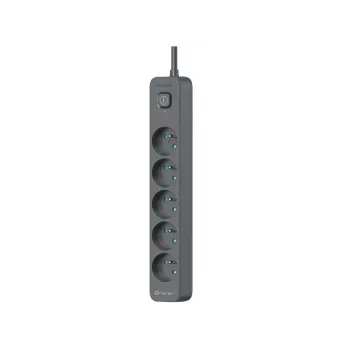 Stekkerdoos TRACER TRALIS47023 — 1,8 m kabel, 5 stopcontacten