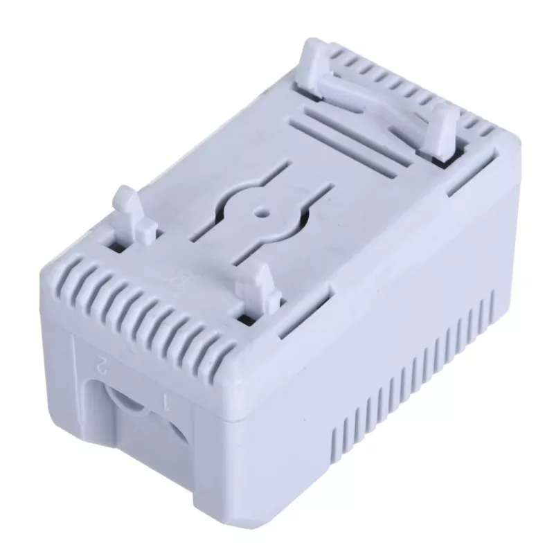 Thermostaat Alantec KTS, draaiknop, IP20, kunststofbehuizing, grijs, -45–70°C, 60×33×43 mm