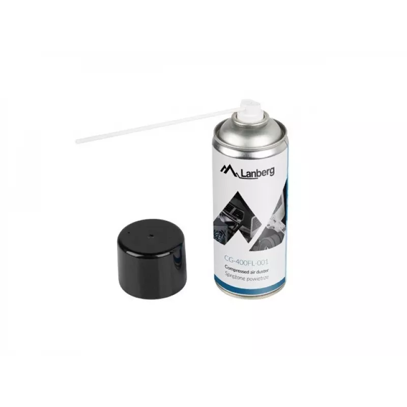 Lanberg CG-400FL-001 perslucht voor reiniging, 400 ml
