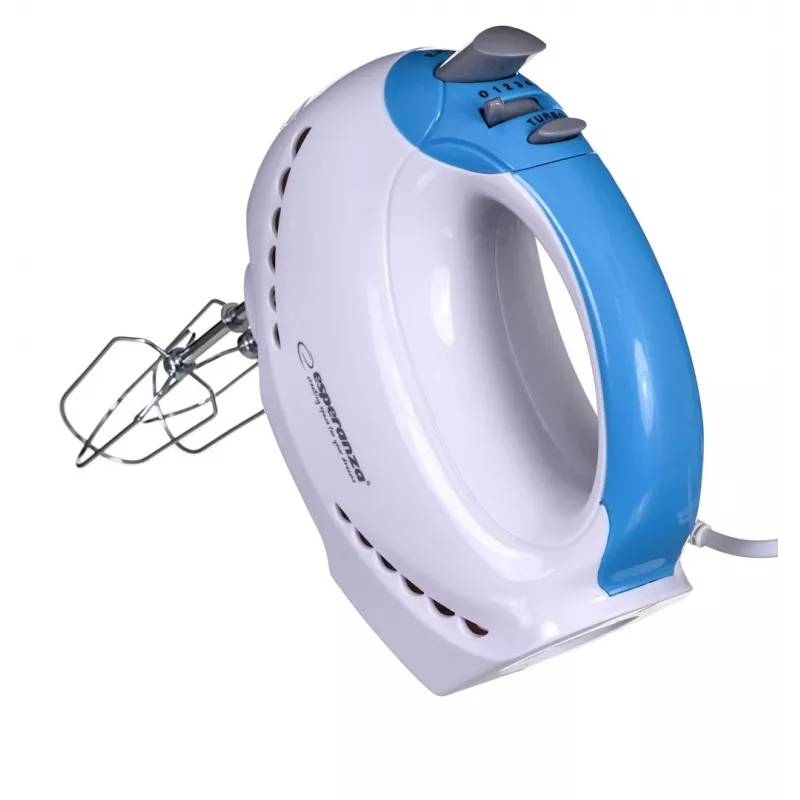 Esperanza EKM010 handmixer 300 W lichtblauw, wit
