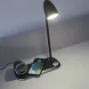 Tafellamp Tellur TLL151361 met draadloze Qi-oplader en Bluetooth-luidspreker, verstelbare verlichting