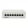 Patchpanel 8xTP, CAT6A, 500 MHz, opbouwmontage, lichtgrijs, Syner (S216314)