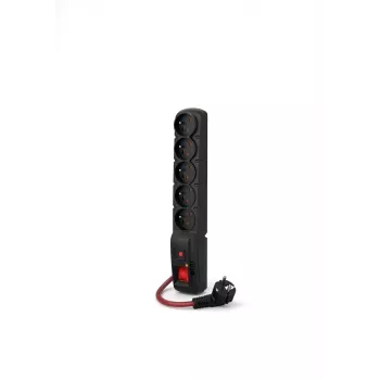 ACAR F5 POWER zwart 5 AC-uitgangen 230 V 10 m