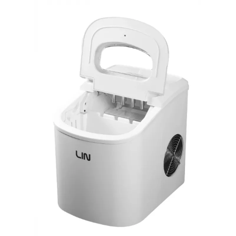 Draagbare ijsblokjesmachine LIN ICE PRO-W12 wit