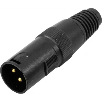 XLR 3-polige connector Omnitronic 30208430 – audioconnector male/female, 3-polig